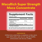 MacaRich by Natural Factors, Super Strength Power Maca, Superfruit Antioxidant Supplement with Ginseng, 90 capsules (90 servings)