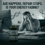 NAD+ & Resveratrol Supplement - NMN Alternative with 120 Capsules, Anti-Aging Cellular Support, Energy & Longevity Booster, DNA Repair Formula