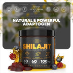 Peak Revival Shilajit Gummies with Manuka Honey - Promotes Optimal Recovery, Increases Energy & Endurance, Mixed Berry Flavor, 100mg per Serving, 60 Count (30 Servings)