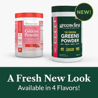 Greens First Original Greens Powder - 49 Superfoods - Organic Fruits & Veggies - Prebiotics, Probiotics & Digestive Enzymes - Antioxidant Smoothie - Dairy Free, Vegan & Non-GMO - Berry - 60 Servings