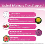 Women’s Probiotic 100 Billion CFU – 31 Strains with Prebiotics, Digestive Enzymes, Cranberry & D-Mannose – Supports Gut, Vaginal & Urinary Health – 90 Veggie Capsules
