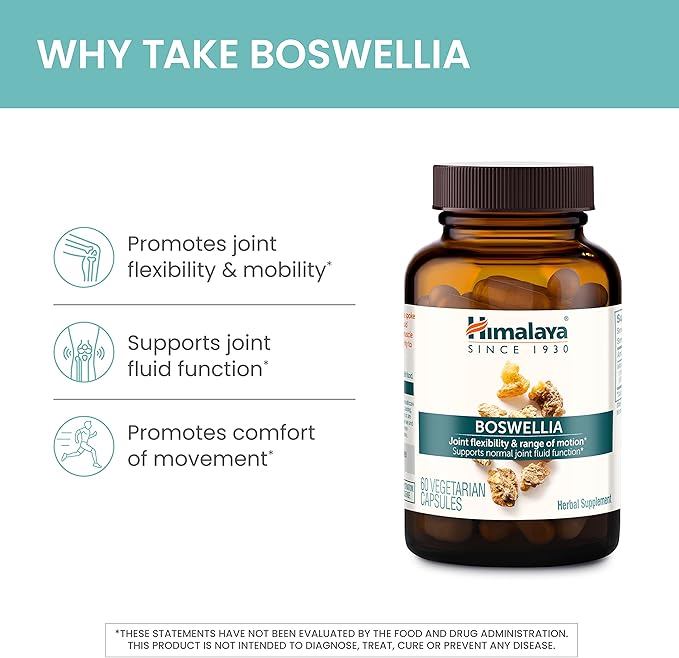 Himalaya Boswellia, Joint Support for Mobility and Flexibility, Promotes Tissue Preservation, 250 mg, 120 Capsules