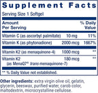 Life Extension Super K, Vitamin K Supplement, 2000 Mcg Vitamin-K and 1180 Mcg Vitamin K2, Heart Health, Once-Daily, 90 Softgels (Pack of 2)