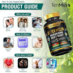 Bitter Melon Capsules - 8in1 Formula - Combine with Berberine, Beet Root, Garlic, Milk Thistle, Apigenin, Papaya Leaf, and Black Pepper - 150 Vegan Capsules for 5 Months Supply