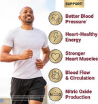 Force Factor Total Beets Ultimate Heart Health, Beet Root Capsules for Blood Pressure Support, CoQ10, Organic Beet Root Powder, Hawthorn Berry to Support Nitric Oxide & Blood Flow, 90 Capsules