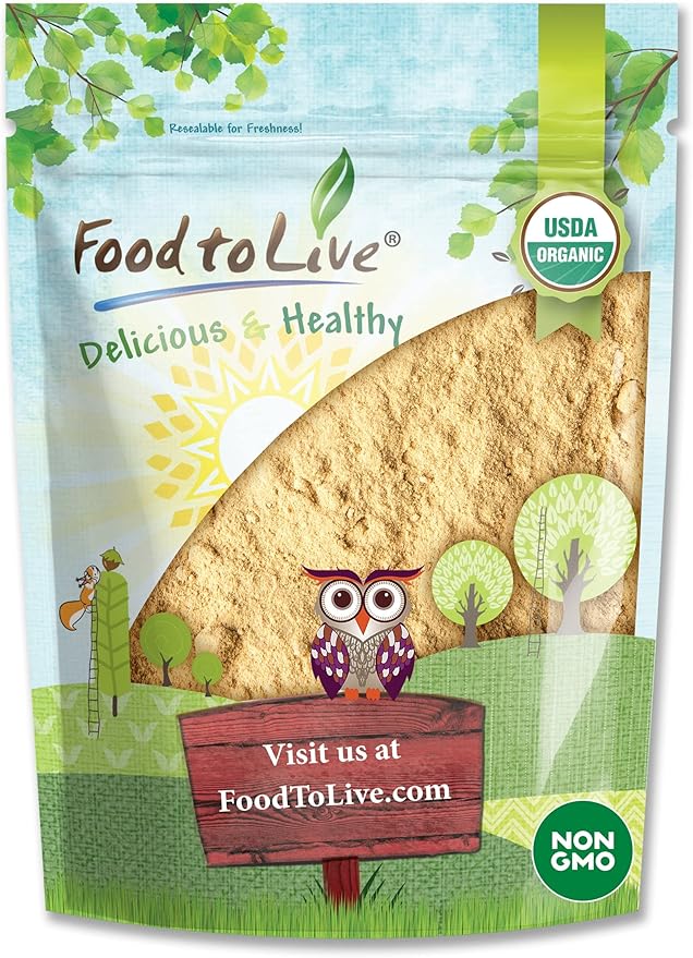 Food to Live Organic Maca Powder, 1 Pound – Gelatinized, Non-GMO, Kosher, Vegan, Bulk