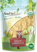 Food to Live Organic Maca Powder, 1 Pound – Gelatinized, Non-GMO, Kosher, Vegan, Bulk