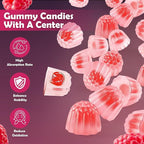 Potassium Citrate Gummies - 1200mg Chewable Potassium Supplement for Men & Women - Supports Leg Cramps & Muscle Health - Vegan, Gluten Free, Sugar Free - Raspberry Flavor (60 Count)