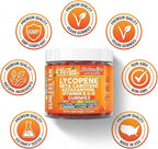 Sunless Glow Lycopene Beta Carotene Tanning Gummies Astaxanthin Vitamin C D E Flax Seed Selenium Amla l Tyrosine PABA Black Pepper 60 Count Strawberry Banana Flavor By Clean Nutra