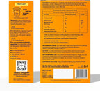 SETU Glutathione Effervescent Tablets with 500mg L-Glutathione & Vitamin C | Sugar-Free Antioxidant Supplement | Orange (Pack of 6)