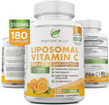 Liposomal Vitamin C 2100mg- 180 Capsules High Absorption Ascorbic Acid - Supports Immune System and Collagen Booster - Powerful Antioxidant High Dose Fat Soluble Supplement