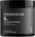 Toniiq Ultra Concentrated 500mg Spermidine Supplements for Men and Women - Non-Synthetic Spermidine Standardized to No Less Than 1% - 5mg per Serving Rice Germ Extract