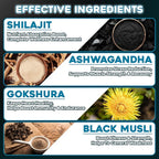 Sundried Himalayan Natural Shilajit Gummies for Men or Women 60 Days Supply of Shilajit for Men Gummies Extra Strength 3000mg Added Benefits Rich in Fulvic Acid 85+ Trace Minerals NO Sugar