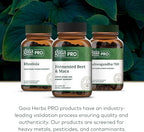 GAIA HERBS PRO Fermented Beet & Maca - Healthy Energy & Circulation Support Supplement* - Kidney Health Supplement with Beet & Carrot Root - Vegan, Gluten-Free, Soy-Free - 60 Capsules (30 Servings)