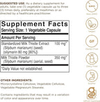 Solgar - Milk Thistle (Silybum Marianum, 100 mg, 250 veggie caps