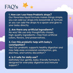 LOVEBUG Baby Probiotic Drops - Organic Probiotics for Immune Support and Baby Constipation & Colic Relief - Tasteless & Sugar-Free Liquid Drops for Newborns, Babies & Infants (0-12 Months) - 10ml