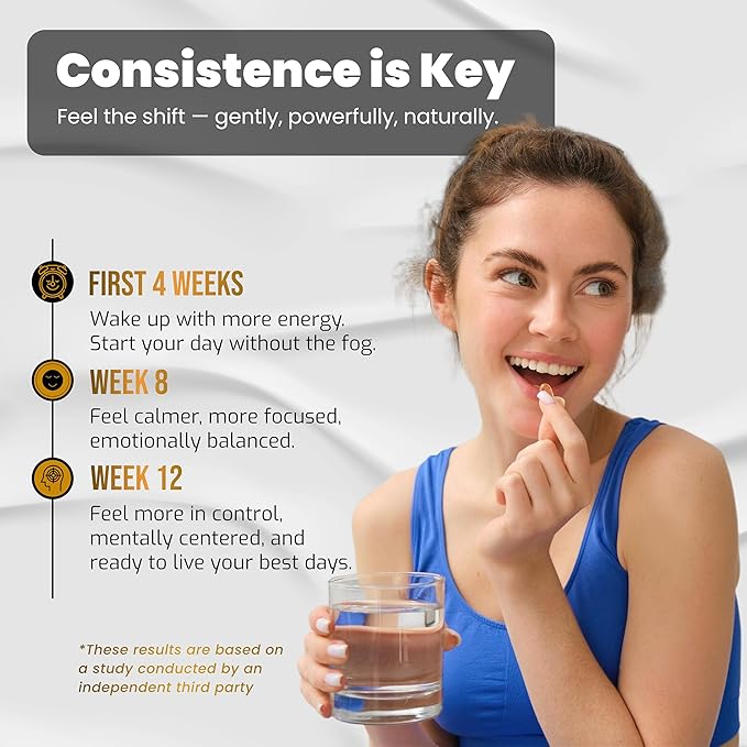 VEGATOT Brain Booster Brain Health Complex Supplement Concentrated with CoQ-10 VIT B6 Lion's Mane Ginkgo Biloba Lemon Balm Ginseng - Focus Memory Energy