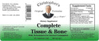 Christopher's Original Formulas Complete Tissue & Bone Formula – 100 Veg Caps | Herbal Support for Bones & Connective Tissue