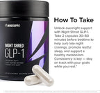 InnoSupps Night Shred GLP-1 - Nighttime Metabolic + Sleep Support* - Akkermansia + Ashwagandha - 60 Capsules. 30 Servings.
