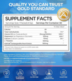 Calm Magnesium Glycinate Powder Drink Mix for Relax & Sleep Aid, Cortisol Reducer Supplements for Women Men w/ KSM-66 Ashwagandha L-Theanine Vitamin D3 Balance Mood & Stress Non-GMO Raspberry Lemonade