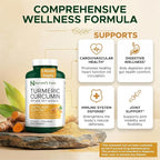 Nature's Push Turmeric Curcumin Super Potent 30:1 Extract 375mg 90% Curcuminoids, 1,350mg Turmeric Root 10:1 Plus Black Pepper for Healthy Inflammation Support Non-GMO Gluten Free Vegan USA 90 Caps