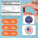 Health Thru Nutrition Ubiquinol 100mg 120 Softgels as Kaneka QH Reduced CoQ-10 | Stabilized - 3rd Party Tested | Enhanced Bioavailability | Cardiovascular & Mitochondria Function Support | Non-GMO