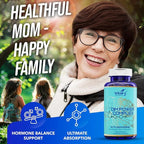 4-in-1 DIM Potent Complex 300mg - Estrogen Balance and Metabolism, Energy & Menopause Support Supplement with Bioperine (x4), Calcium and Broccoli Extract - for Women and Men 30 Servings