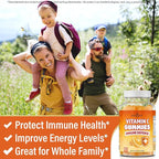 NEW AGE Vitamin C Gummies Orange Vitamin C Gummy - Supports Healthy Immune System - Vegetarian Without Gluten (180 Gummies)