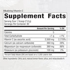Equilife Alkalizing Vitamin C, 2500 mg per Serving, Immunity Support Supplement with Magnesium, Calcium, & Potassium, Easy Absorption Powder Formula, Gluten Free, Non GMO, Lemon Splash Flavor, 8.3 Oz