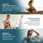Vykee Nutrition Vitamin B1 (Thiamine) Capsules – Supports Energy Metabolism & Nervous System Health – Vegan, Non-GMO, Gluten-Free – 500 mg, 120 Count