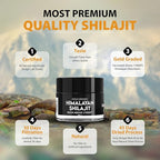 Pakshilajit® Pure Himalayan Shilajit Resin 45 Days Sun Dried & Gold Graded Shilajit Above 18000FT | Purified & Organic, 85 Plus Natural Minerals, Rich in Fulvic & Humic Acid for Men & Womens (15Gram)