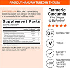 NatureWise Curcumin Turmeric 2250mg - 95% Curcuminoids & BioPerine Black Pepper Extract for Advanced Absorption - Daily Joint and Immune Health Support - Vegan, Non-GMO, 360 Count[120-Day Supply]