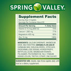 Calcium, Magnesium, Zinc Plus Vitamin D3, Dietary Supplement, 250 Count (Pack of 1)