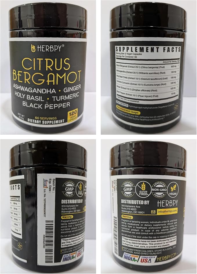 Bundle 6in1 Beet Root Capsules & 6in1 Citrus Bergamot Supplement