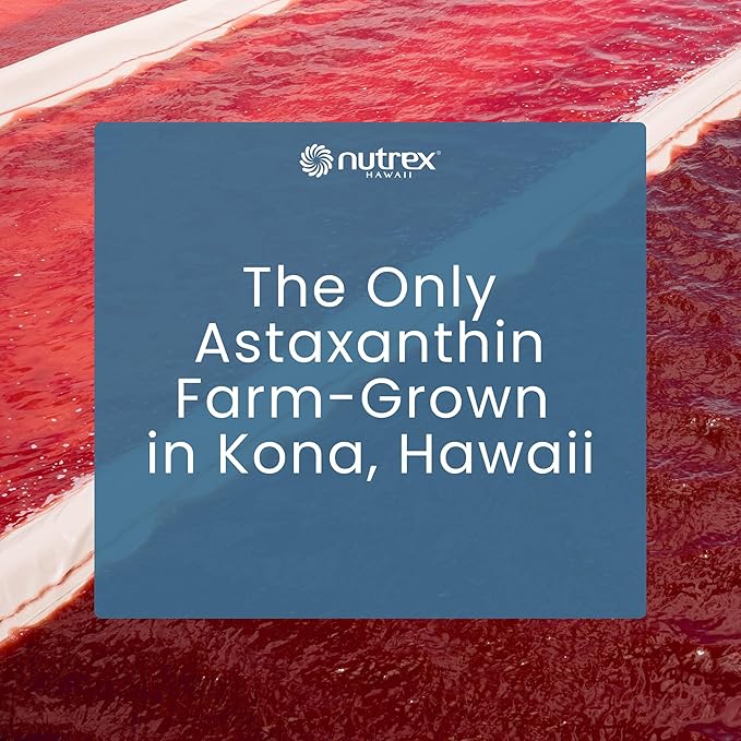 Nutrex Hawaii BioAstin Hawaiian Astaxanthin - 12mg, 25 Softgels - Farm-Direct Premium Antioxidant Supplement to Support Eye, Skin, Joint & Immune System Health - Non-GMO & Gluten-Free