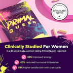 Primal Queen Female-Optimized Beef Organ Superfood Supplement (Beef Liver, Kidney, Heart, & 3 More) - 100% Grass Fed, Pasture Raised Cattle - Balance Hormones, Energy, & More for Women (Pack of 3)