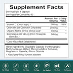 Natura Health Products Quercetin Plus Supplement - Modulates Healthy Immune and histamine Response - Featuring Bromelain, Vitamin C, Nettle Leaf & Quercetin (90 Capsules)