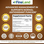 FineLand French Maritime Pine Bark 30:1 Extract Max Strength, 450 mg Per Capsule, Antioxidant, 200 Veggie Caps of Pine Bark Supplement for 200 Days, 100% Natural