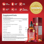 Cayenne Pepper Softgels Supplement, Supports Leg Vein, Heart and Blood Vessel Health, with Vitamin E D3+K2 and Extracts of Grape Seed, Hawthorn, Beetroot, Berberine and Others (Drops / 1 Bottle)