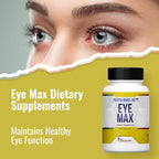 Eye Vitamins Supplement for Adults – Supports Macular Health, Retina Clarity & Blue Light Protection – Lutein, Zeaxanthin, Lycopene & Zinc – Antioxidant Vision Formula – 60 Capsules