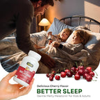 LANDAU 0.3mg-300 mcg Melty Melatonin for Kids & Adults – Easy-to-Take, Fast-Dissolving, Helps You Fall Asleep Faster – Kosher, Made in The USA – 250 Tablets, Cherry Flavor