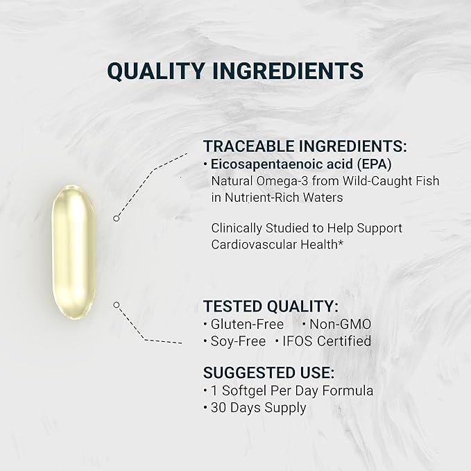 Naturalis Triple Strength UltraEPA™ EPA 1000mg | Pharmaceutical Grade High Purity 99% Omega-3 with 96.5% EPA Burpless Fish Oil | IFOS Certified, Sustainably Sourced, Non-GMO | Pack of 3