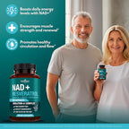 NEW AGE NAD+ Supplement Complex – NAD+ 300 mg with Astaxanthin, Urolithin A, Resveratrol, CoQ10 & Antioxidant Blend – Cellular Energy, Support or Women & Men – Vegan, Non-GMO- 120 Count