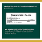 Nature's Bounty Melatonin 100% Drug Free Sleep Aid, Dietary Supplement, Promotes Relaxation and Sleep Health, 5 mg, 90 Count, Pack of 3