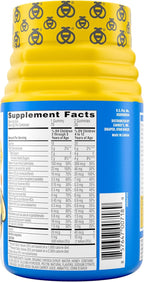 Zarbee's Kid's Complete Multivitamin + Probiotic Gummies with Vitamins A B C D E & zinc for Digestive Health Easy To Chew Kids Daily Multivitamin Gummies Natural Fruit 70 Count