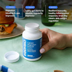 BodyBio Butyrate - Postbiotic for Gut Health, Digestive Support, Bloat, Gas & Constipation Relief, Leaky Gut Repair - Calcium, Magnesium + Butyric Acid Supplement for GI Wellness