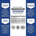 BioSchwartz Magnesium Glycinate 500mg Capsules (240 Mini Caps) Maximum Absorption Magnesium Supplement for Healthy Nerves Muscles Heart Mood and Sleep Support (Vegan, Gluten-Free, Non-GMO)
