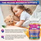 2 Pack Calm Magnesium Gummies for Kids - Magnesium Glycinate Supplement for Sleep, Brain, Immune & Bone Health - Great Tasting Magnesium Gummies for Adults & Kids - Sugar Free Orange
