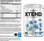 Xtend Original BCAA Powder, 7g BCAAs and 2.5g L-Glutamine for Muscle Recovery Hydration and Lean Muscle, Sugar Free Intra and Post Workout Drink with Electrolytes, Blue Raspberry Ice, 30 Servings
