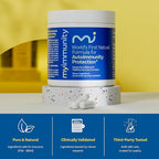 Immune Balance Supplement | Grass-Fed Lactoferrin, Taurine, Vitamins D3, K2 & B12 | 30-Min Delayed-Release | Promotes Gut, Digestive & Overall Wellness | Low Lactose, Made in USA